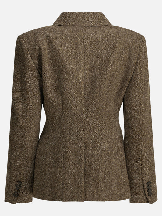 Blazers Solid colour  Brown - Brunello Cucinelli Women | PDP | VIETTI Online Store | 2
