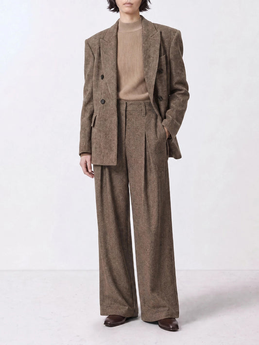 Blazers Solid colour  Brown - Brunello Cucinelli Women | PLP | VIETTI Online Store | 2
