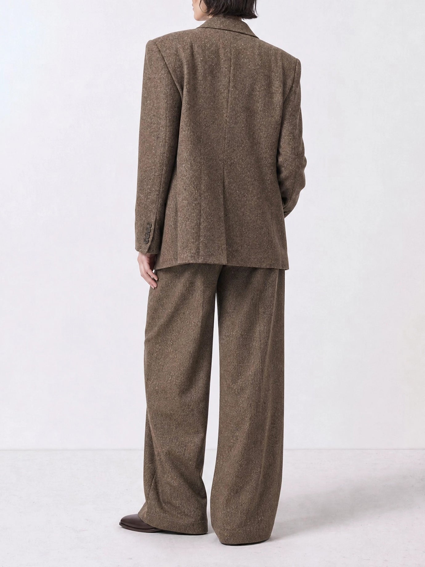 Blazers Solid colour  Brown - Brunello Cucinelli Women | PDP | VIETTI Online Store | Zoom-Modal_3
