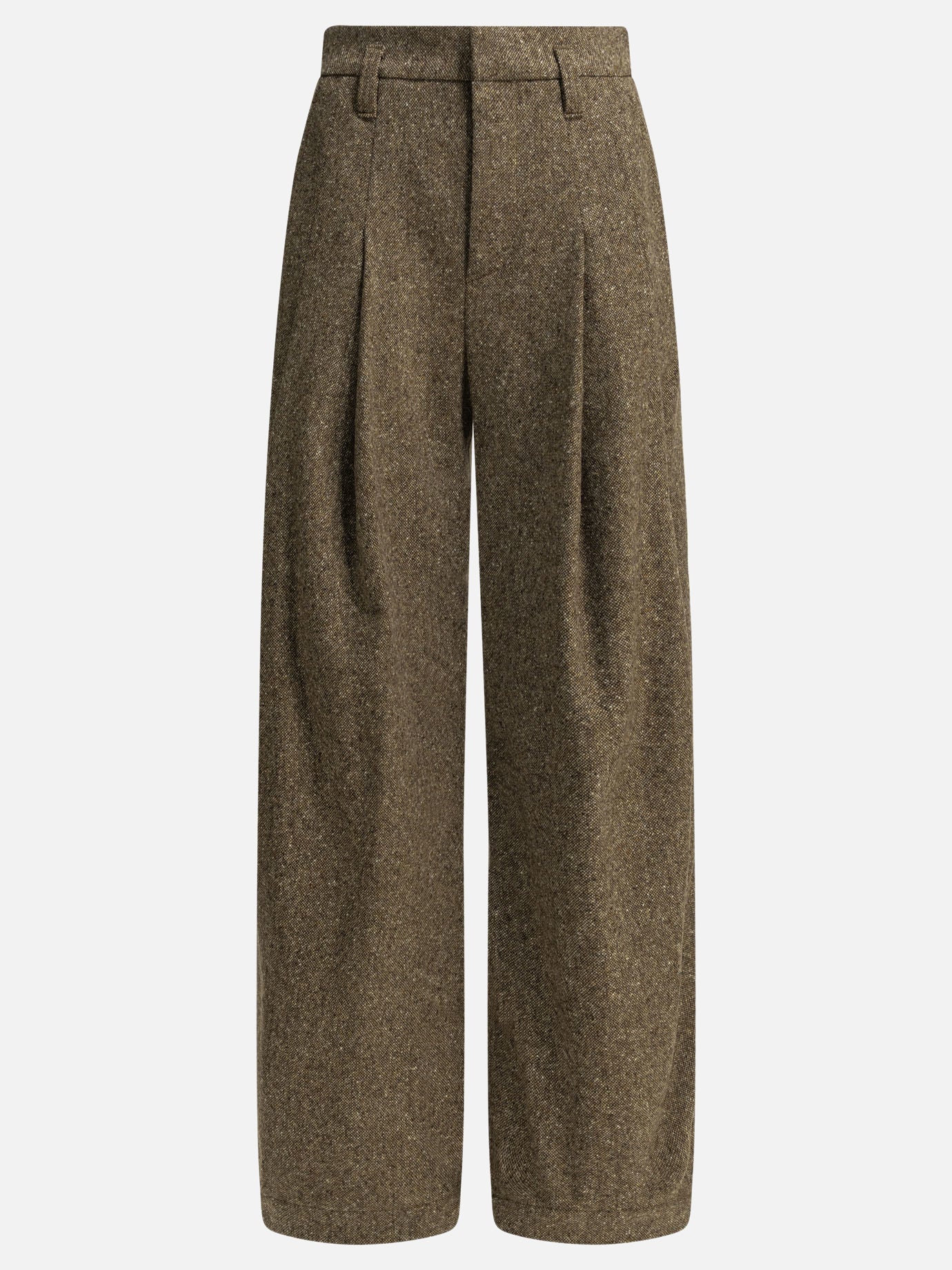 Tailored trousers Solid colour  Brown - Brunello Cucinelli Women | PDP | VIETTI Online Store | Zoom-Modal
