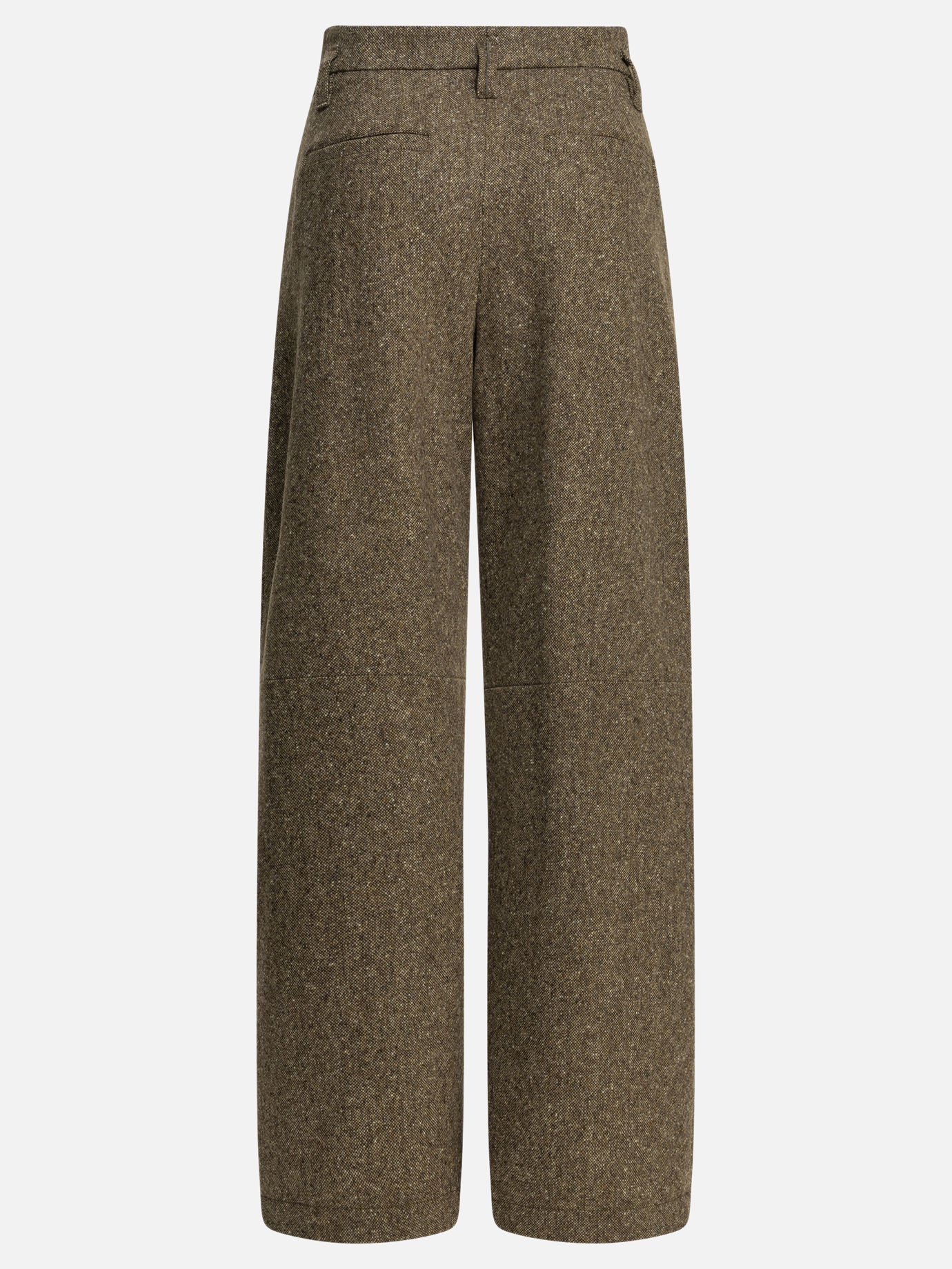 Tailored trousers Solid colour  Brown - Brunello Cucinelli Women | PDP | VIETTI Online Store | Zoom-Modal_2
