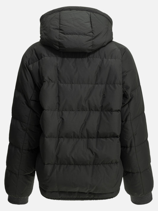 Brunello Cucinelli "Taffeta" Short Down Jacket Black

