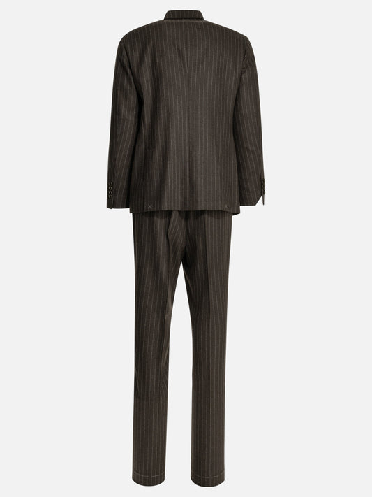 Completi formali Pinstriped  Marrone - Brunello Cucinelli Uomo | VIETTI Online Store | 2
