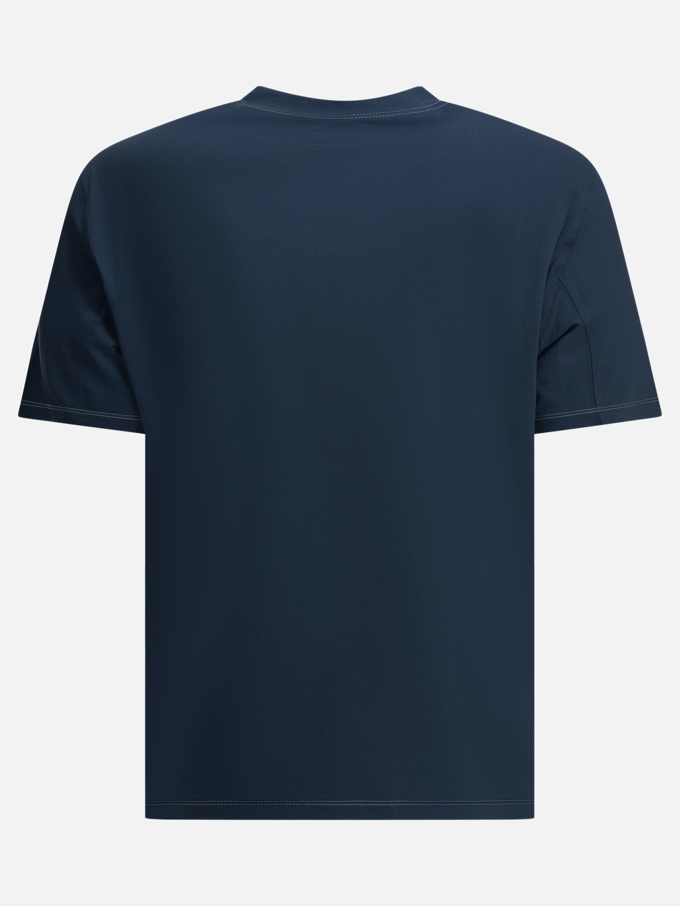 Crewneck t-shirts Logo  Blue - Brunello Cucinelli Men | PDP | VIETTI Online Store | Zoom-Modal_4
