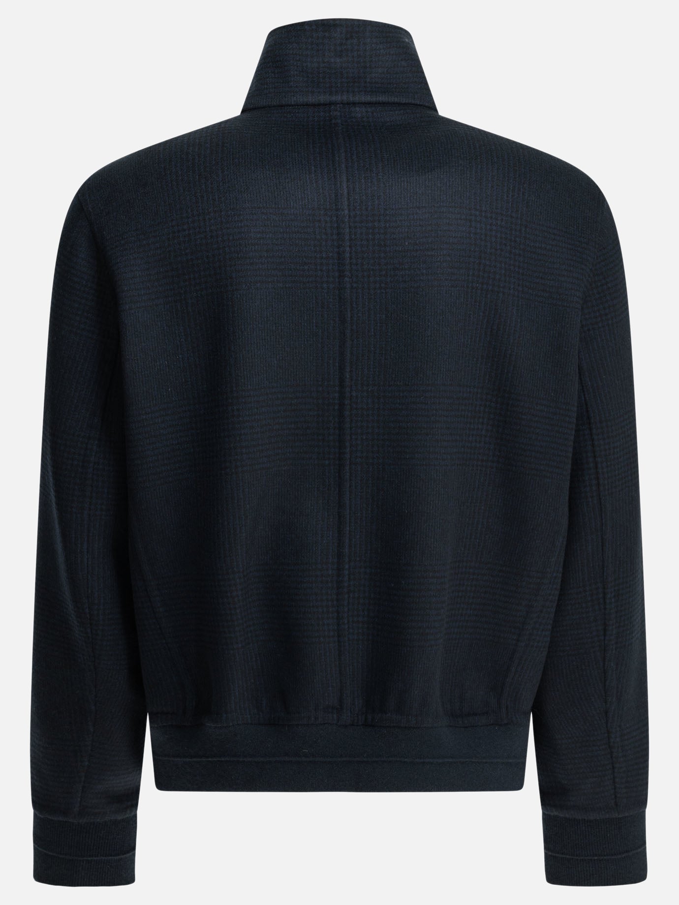 Bomber jackets Plaid  Blue - Brunello Cucinelli Men | PDP | VIETTI Online Store | Zoom-Modal_4
