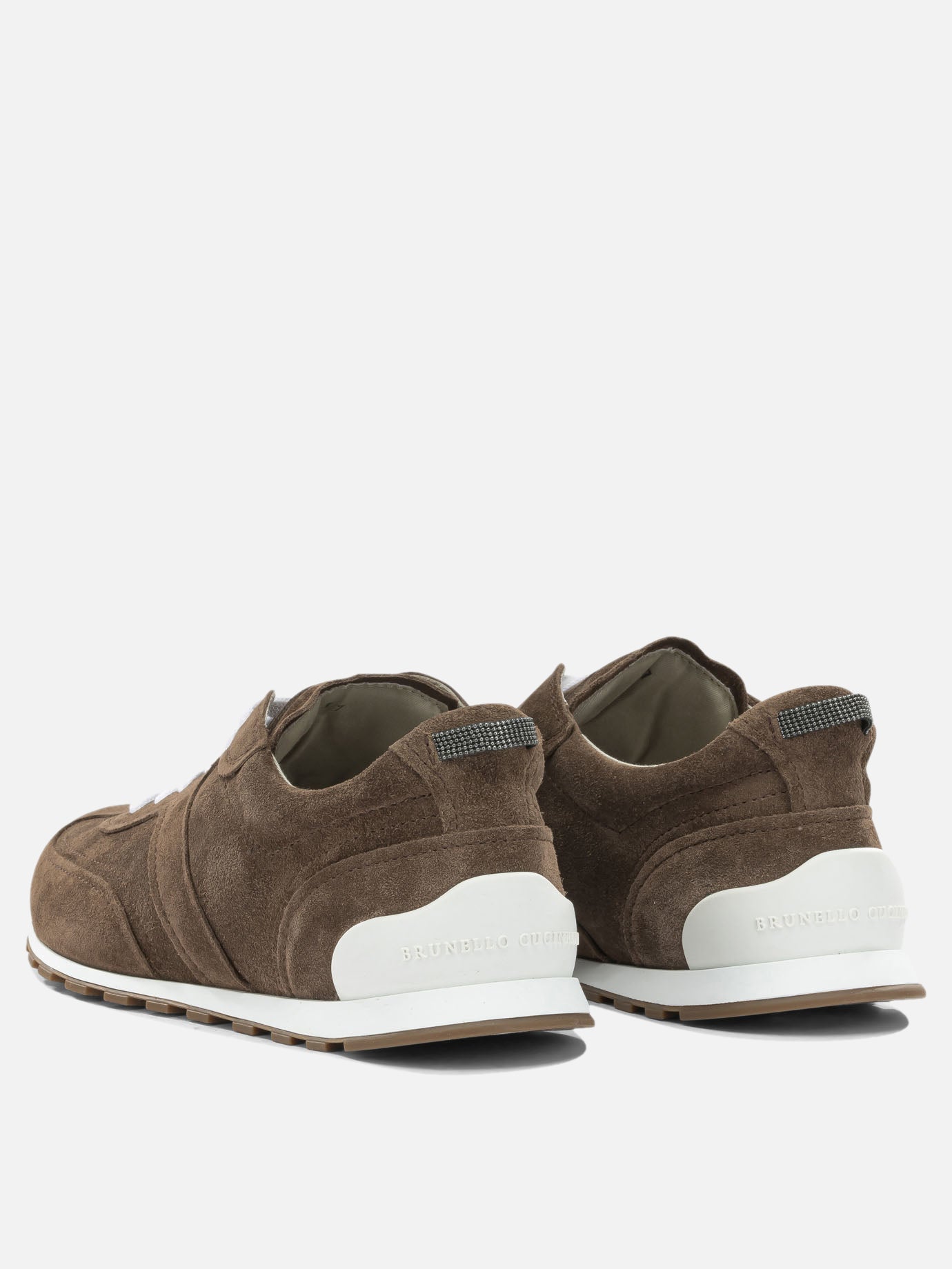 Sneaker basse 100% calf leather - 100% polyurethane  Marrone - Brunello Cucinelli Donna | PDP | VIETTI Online Store | Zoom-Modal_4

