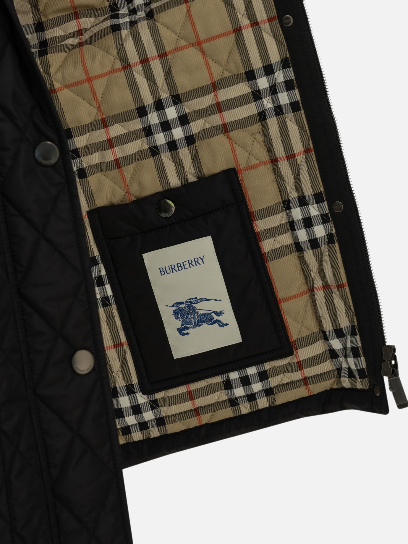 Burberry "Country" Quilted Jacket Black - VIETTI