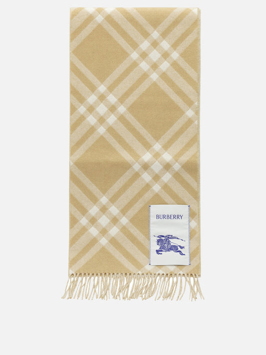 Fringed scarves 100% cashmere  Beige - Burberry Women | PLP | VIETTI Online Store 
