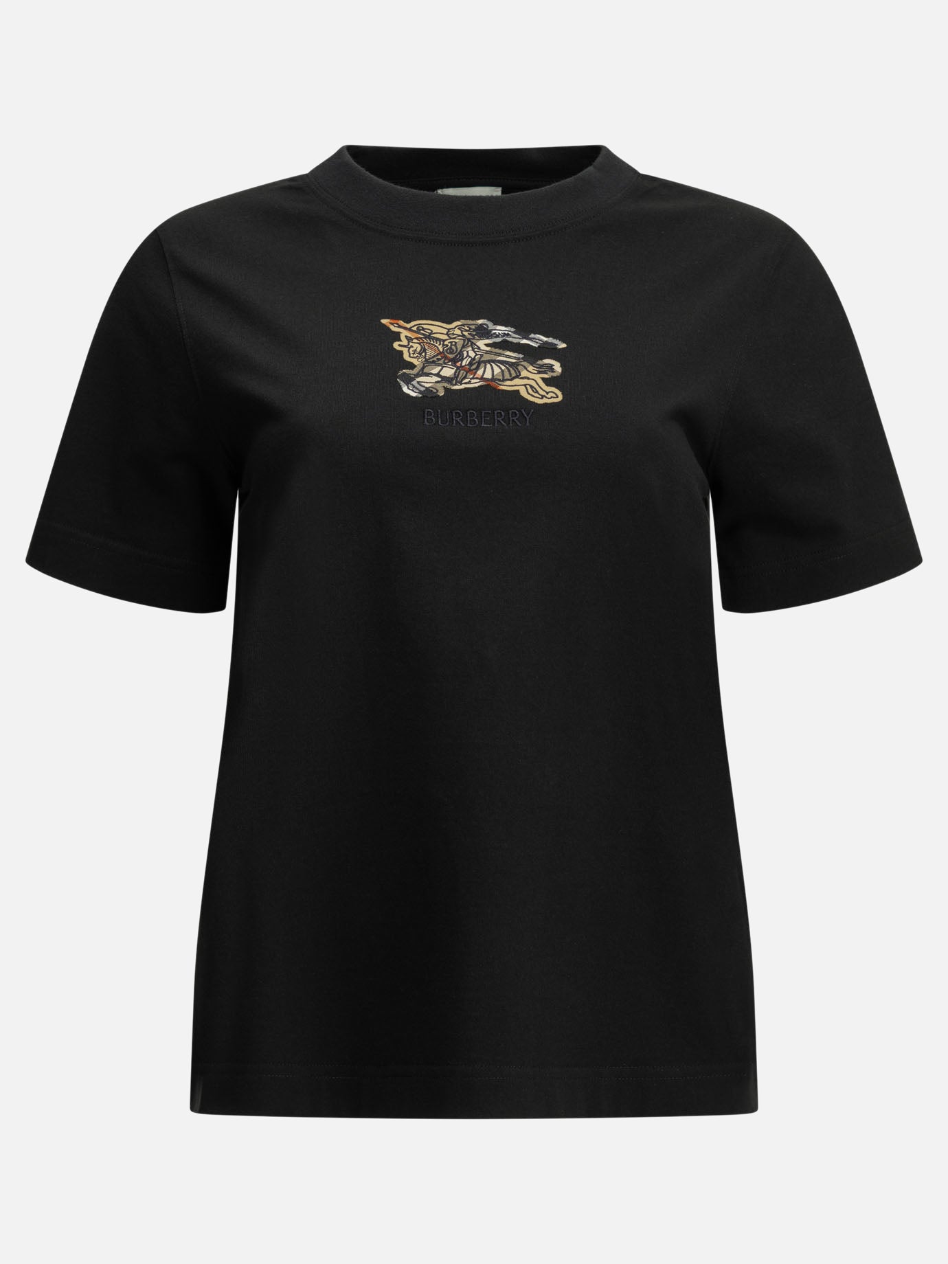 T-shirt girocollo Logo  Nero - Burberry Donna | PDP | VIETTI Online Store | Zoom-Modal
