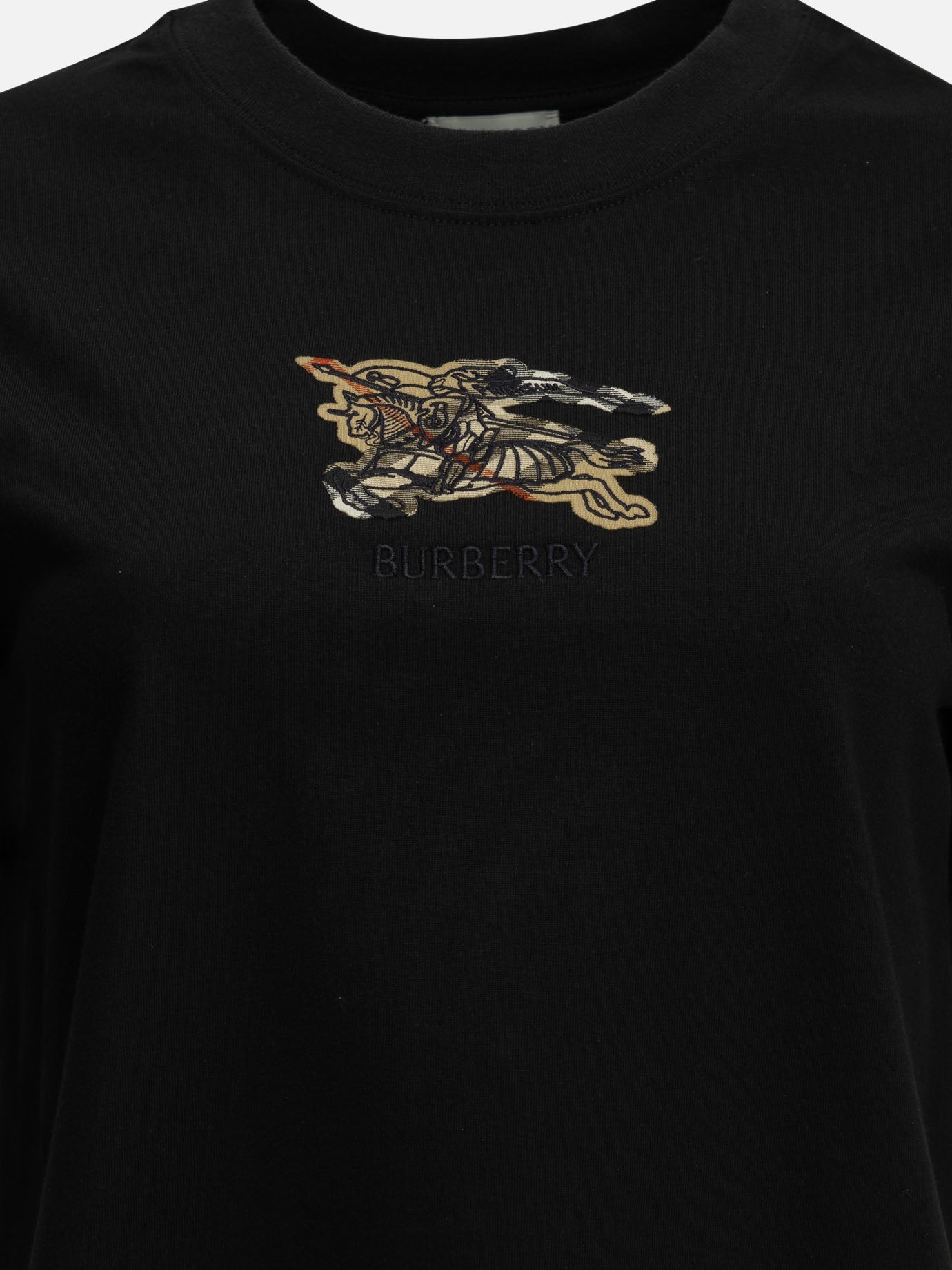 T-shirt girocollo Logo  Nero - Burberry Donna | PDP | VIETTI Online Store | thumbnail_3
