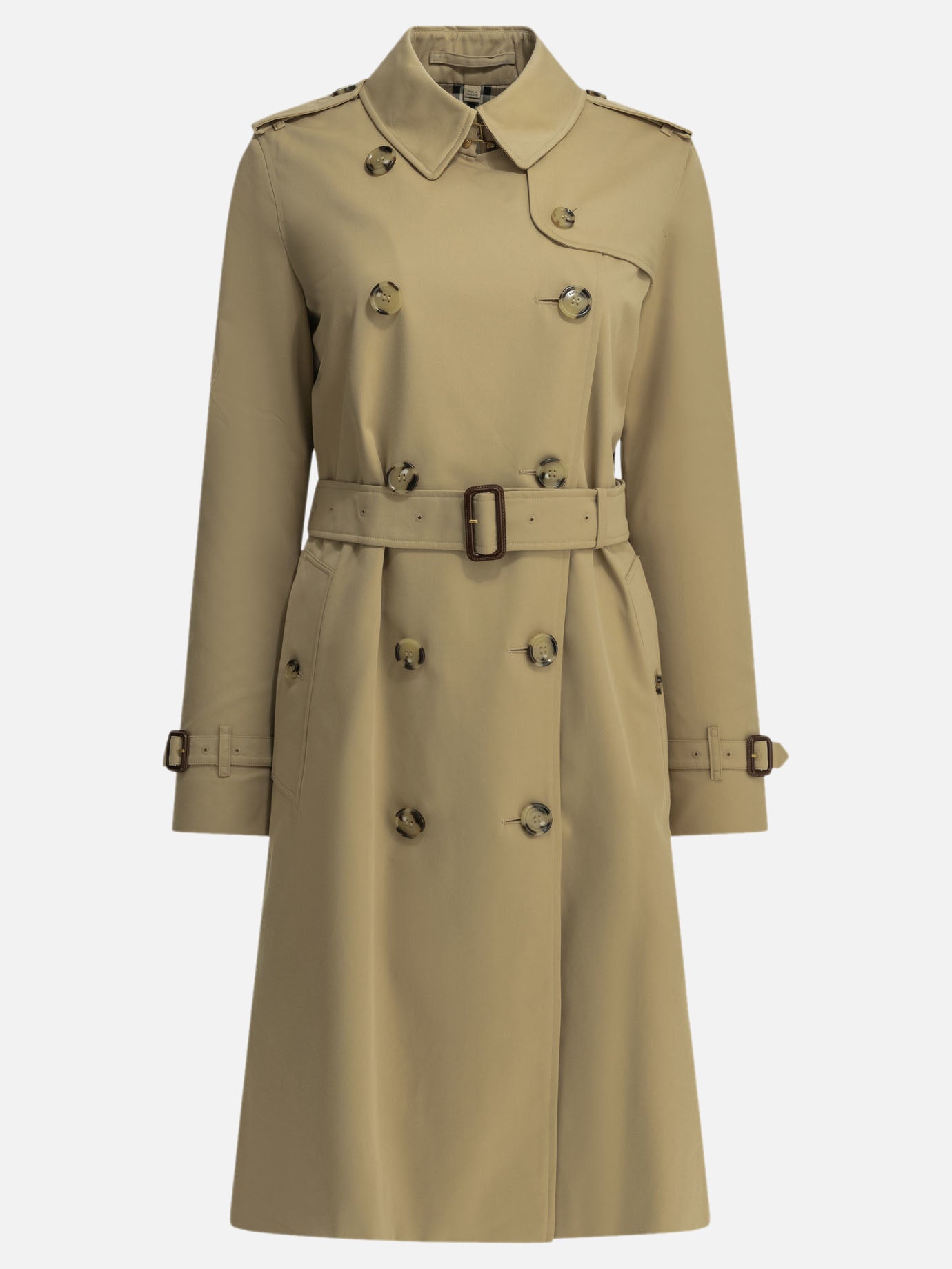 Raincoats & Trench coats Solid colour  Beige - Burberry Women | PDP | VIETTI Online Store | Zoom-Modal
