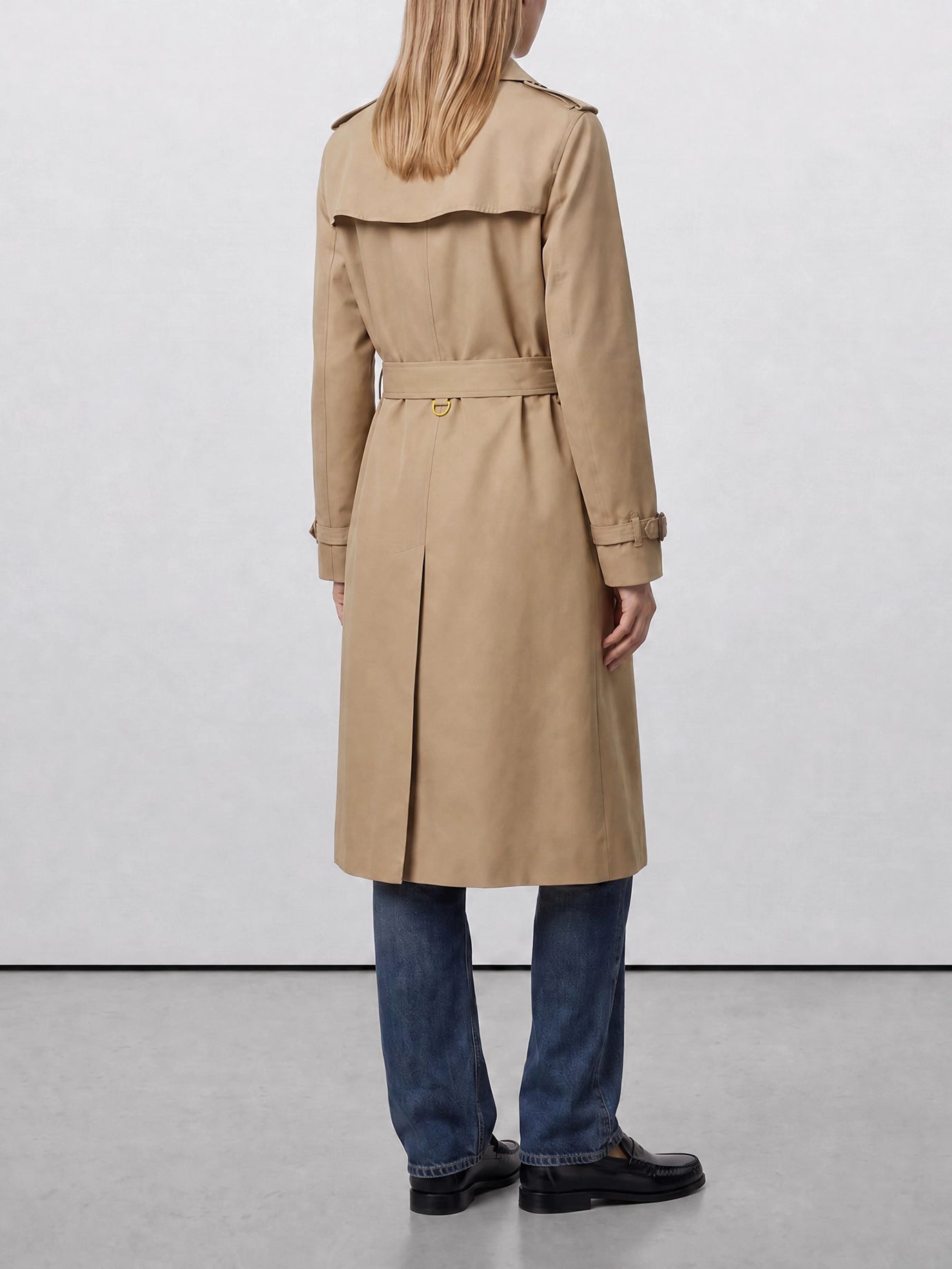 Raincoats & Trench coats Solid colour  Beige - Burberry Women | PDP | VIETTI Online Store | thumbnail_3