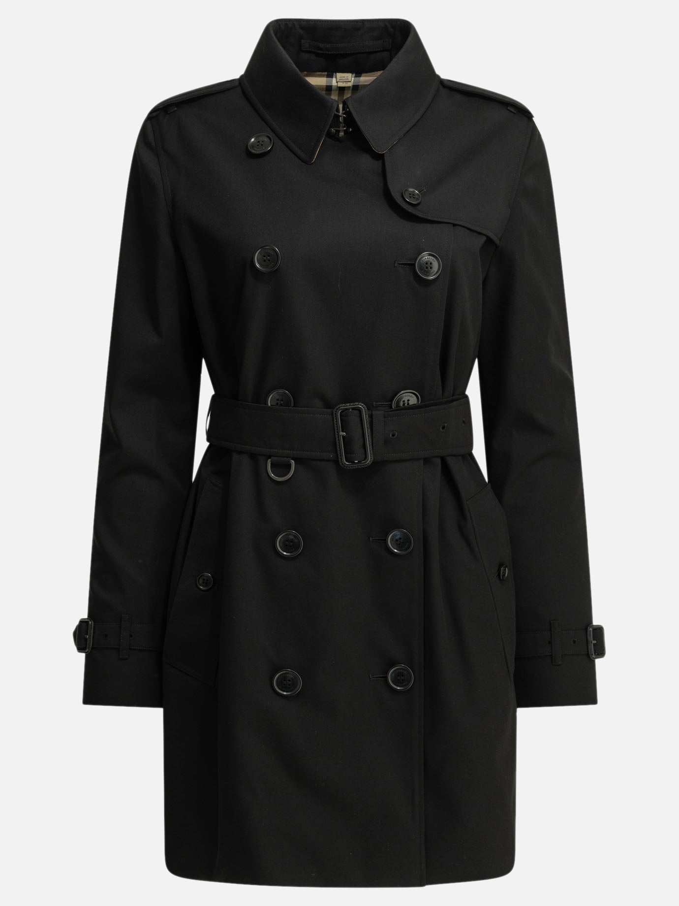 Raincoats & Trench coats Solid colour  Black - Burberry Women | PDP | VIETTI Online Store | Zoom-Modal
