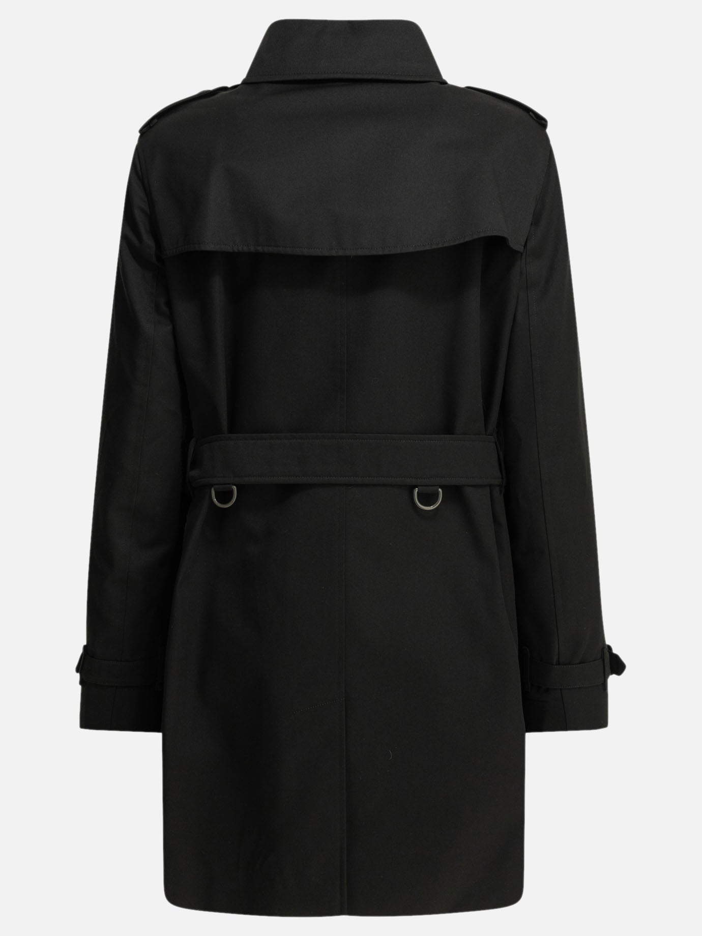 Raincoats & Trench coats Solid colour  Black - Burberry Women | PDP | VIETTI Online Store | thumbnail_2