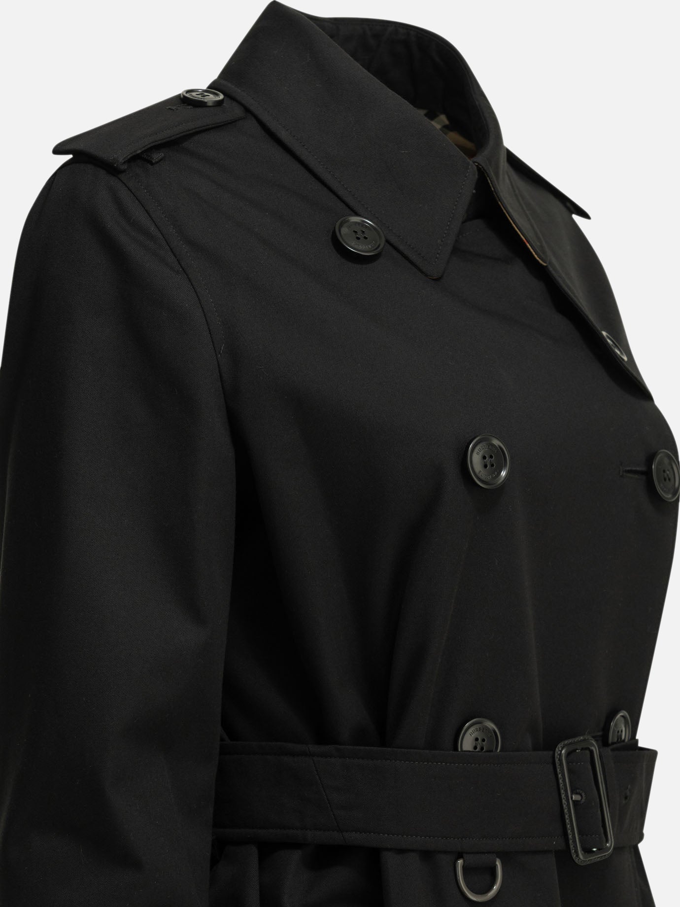Raincoats & Trench coats Solid colour  Black - Burberry Women | PDP | VIETTI Online Store | thumbnail_3
