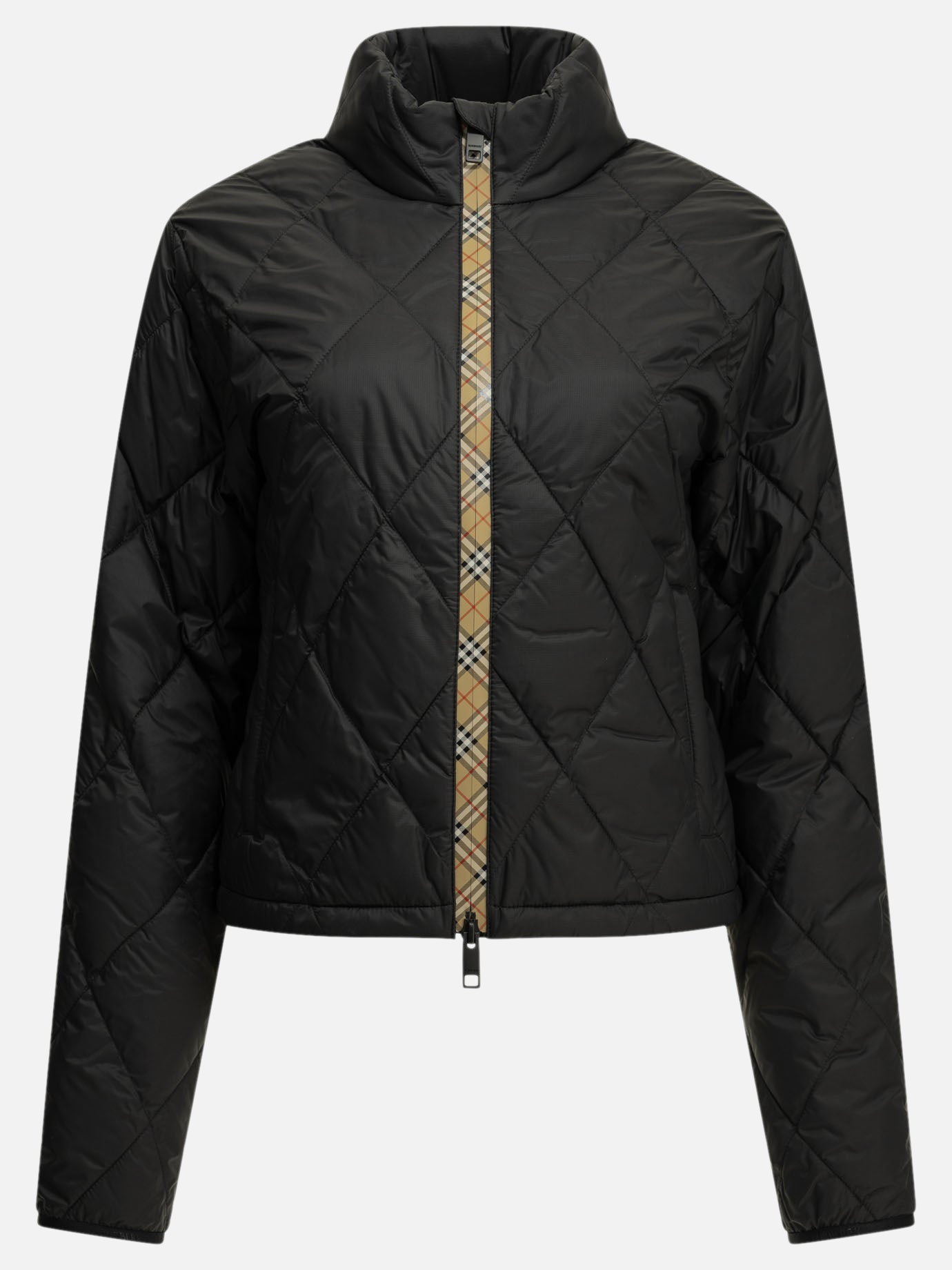 Quilted & Utility Jackets Solid colour  Black - Burberry Women | PDP | VIETTI Online Store | Zoom-Modal
