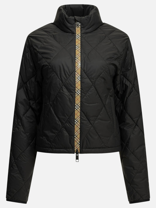 Quilted & Utility Jackets Solid colour  Black - Burberry Women | PDP | VIETTI Online Store 
