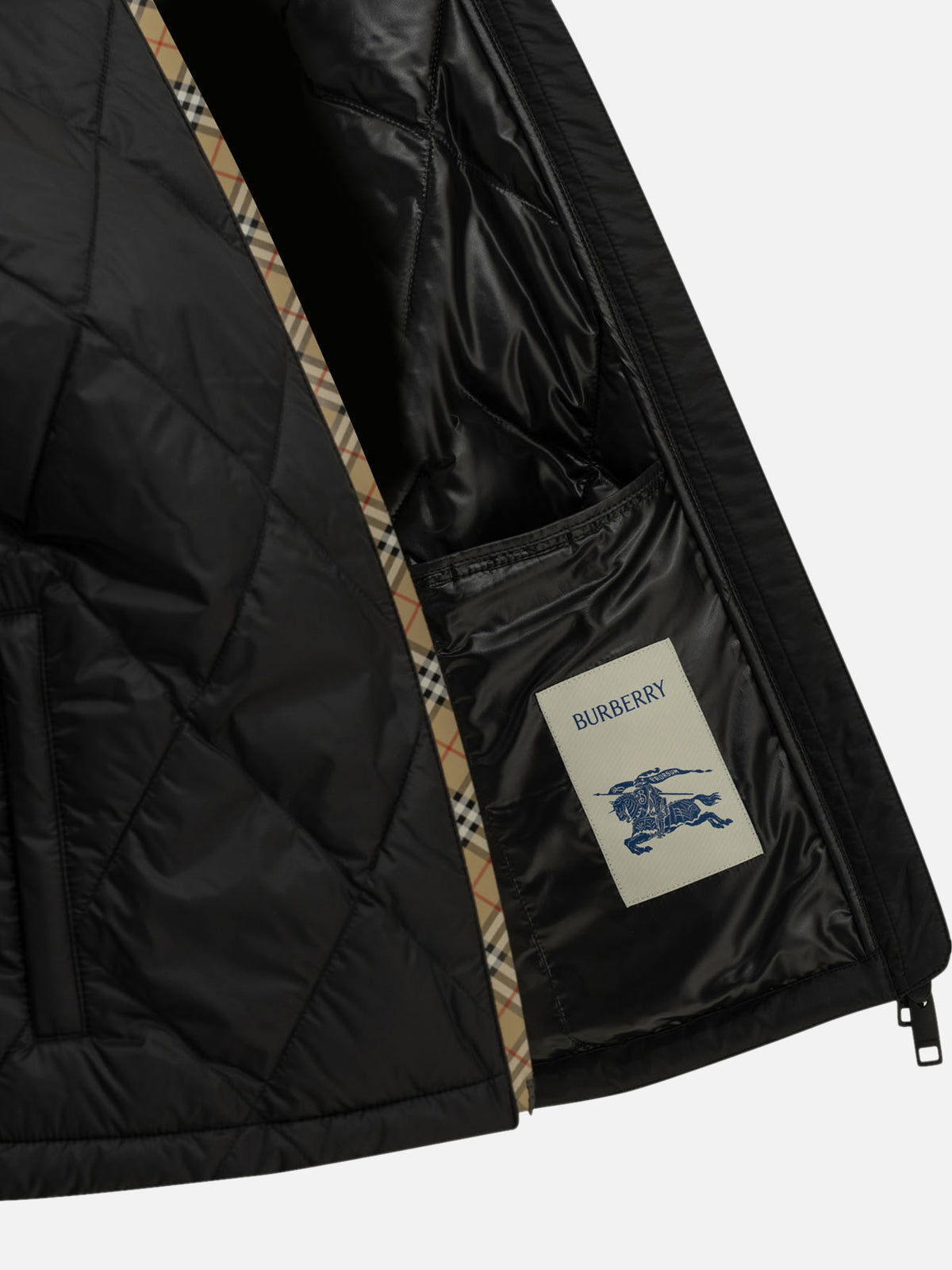 Burberry Giacca trapuntata "Bramford" Nero - VIETTI