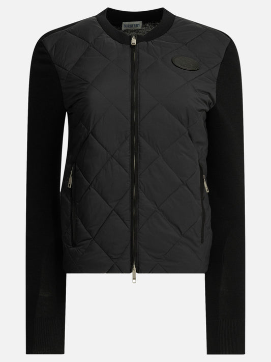 Giacche leggere & Trapuntate Logo  Nero - Burberry Donna | PDP | VIETTI Online Store 
