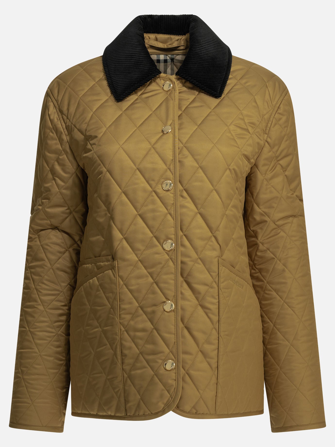 Quilted & Utility Jackets Solid colour  Brown - Burberry Women | PDP | VIETTI Online Store | thumbnail