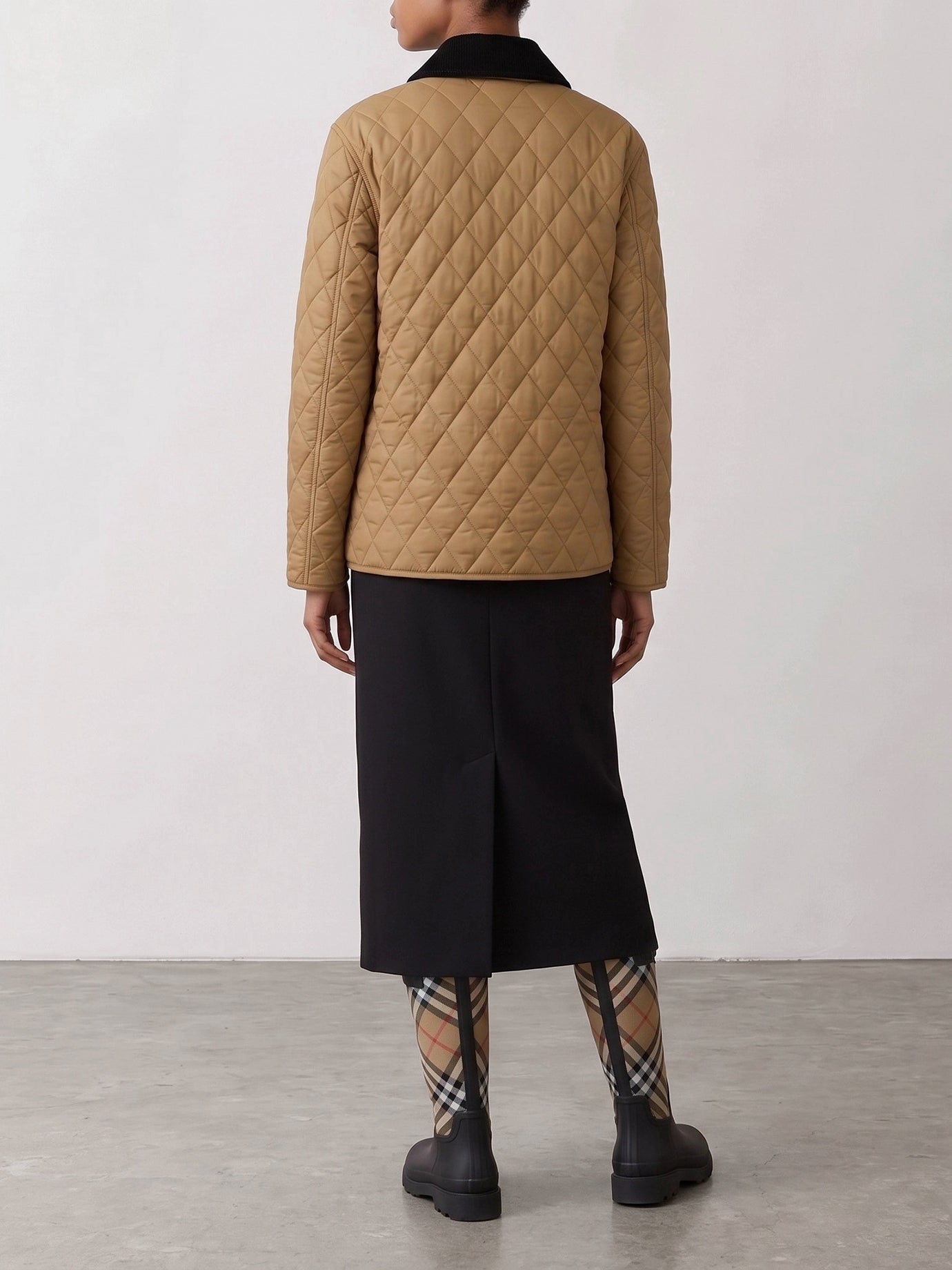 Quilted & Utility Jackets Solid colour  Brown - Burberry Women | PDP | VIETTI Online Store | Zoom-Modal_6
