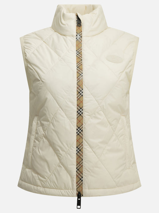 Vest jackets Logo  White - Burberry Women | PLP | VIETTI Online Store 
