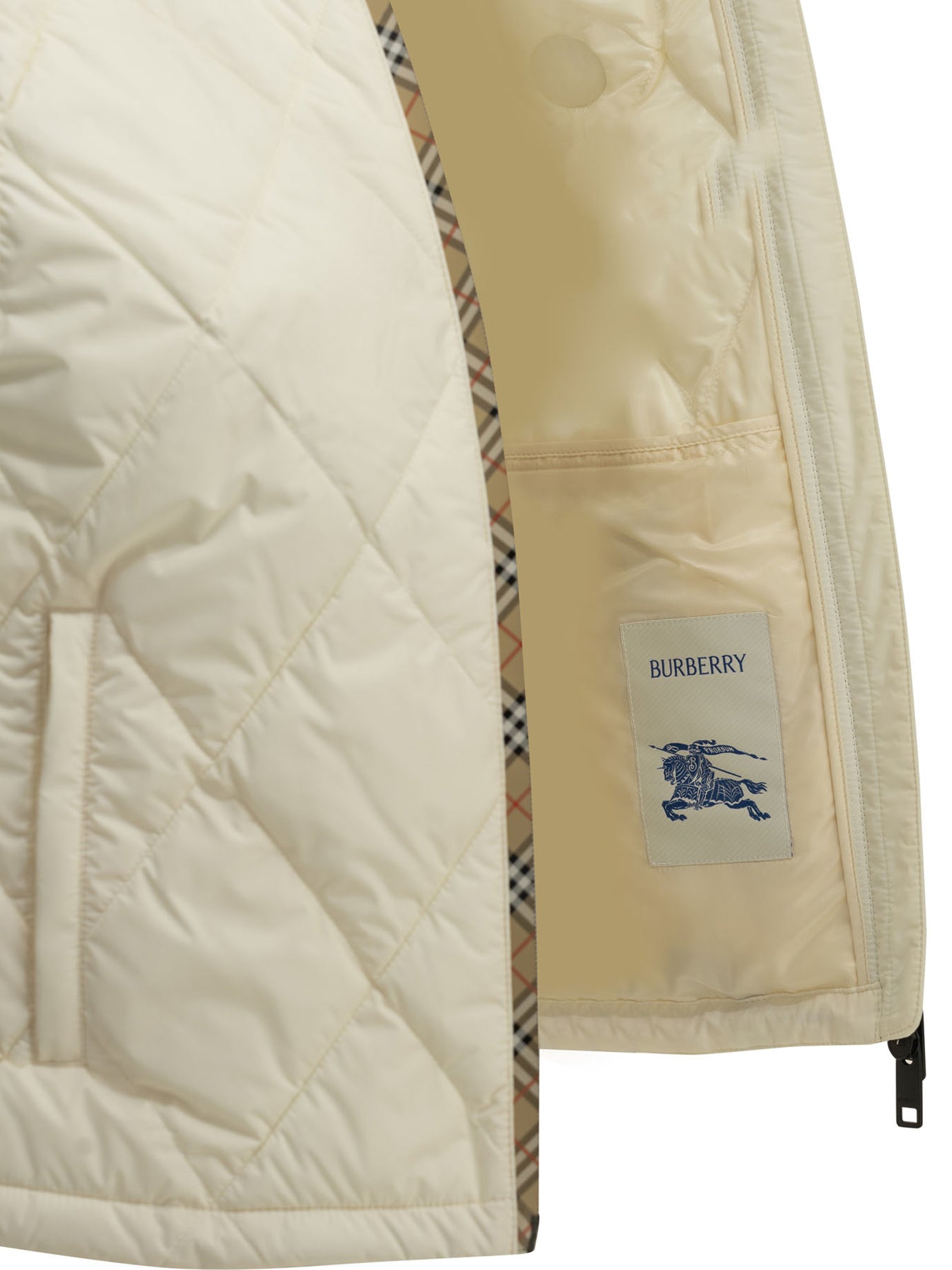 Vest jackets Logo  White - Burberry Women | PDP | VIETTI Online Store | thumbnail_4