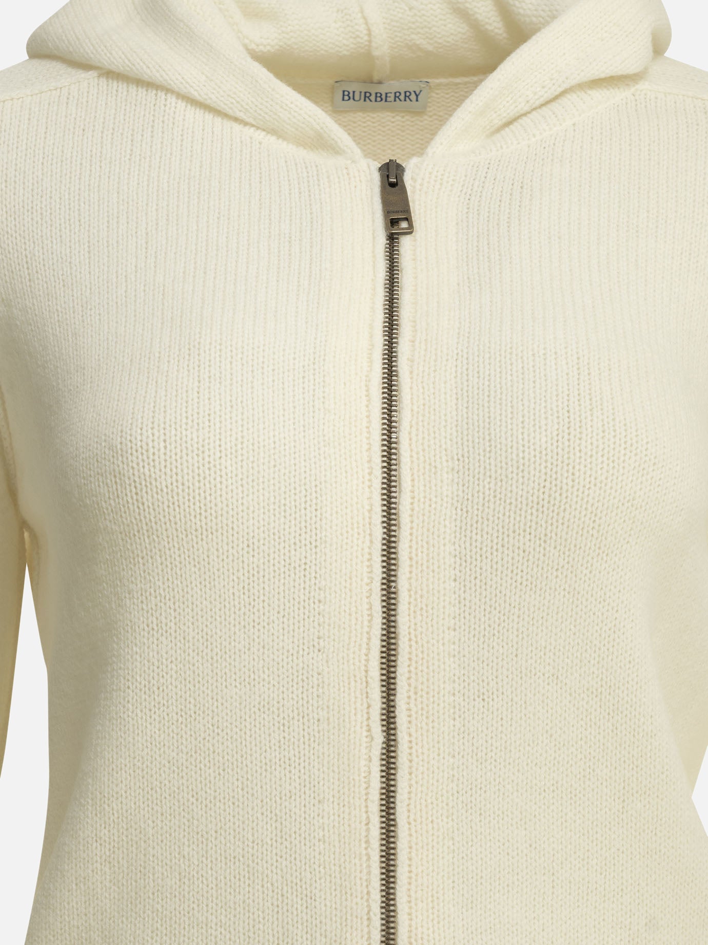 Zipped sweaters Logo  White - Burberry Women | PDP | VIETTI Online Store | thumbnail_3