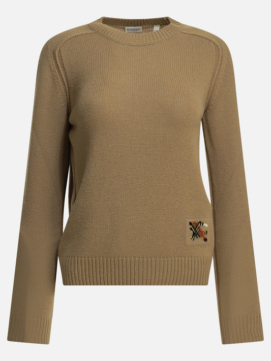 Crewneck sweaters Logo  Brown - Burberry Women | PLP | VIETTI Online Store 
