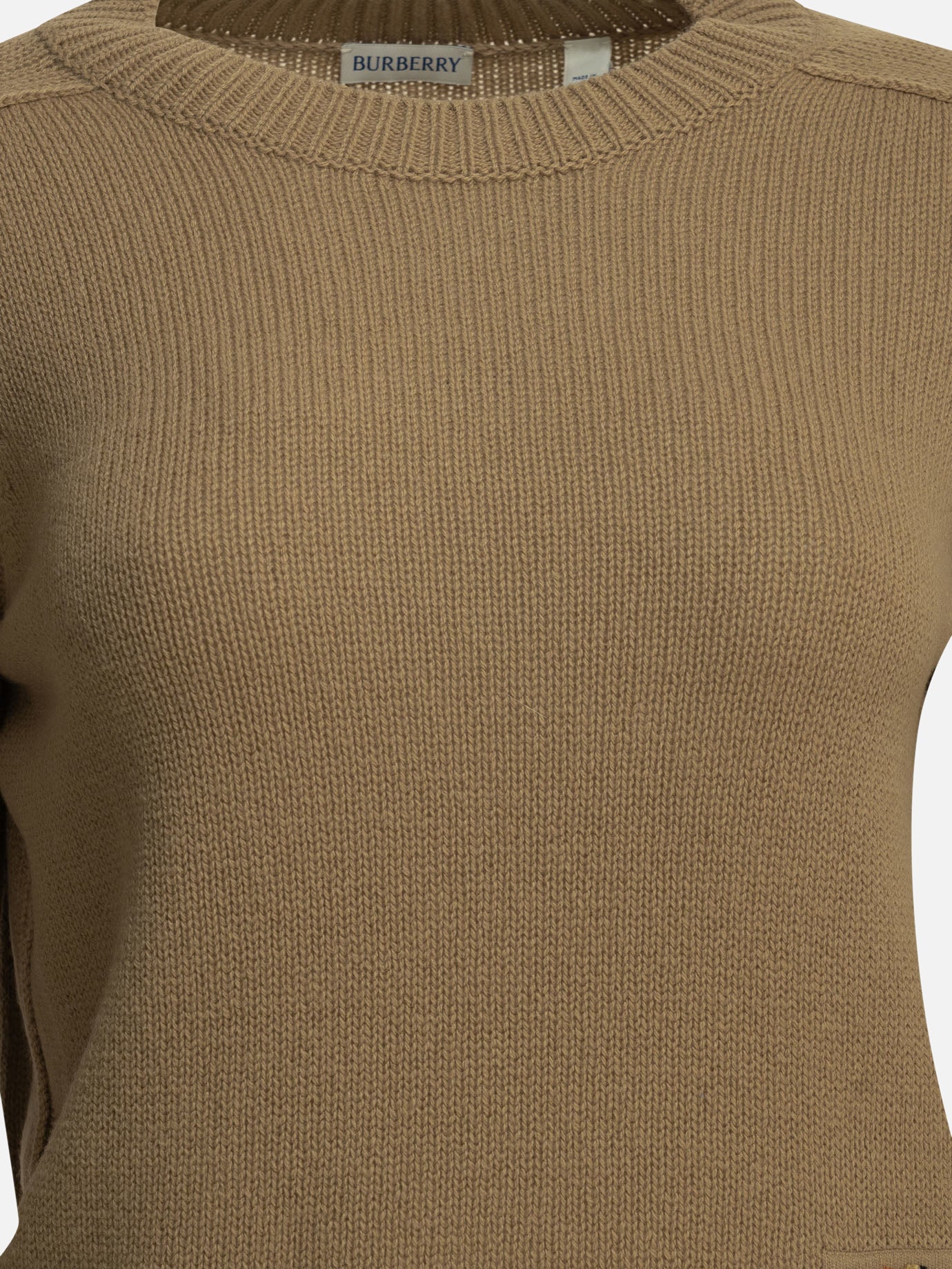Crewneck sweaters Logo  Brown - Burberry Women | PDP | VIETTI Online Store | thumbnail_3