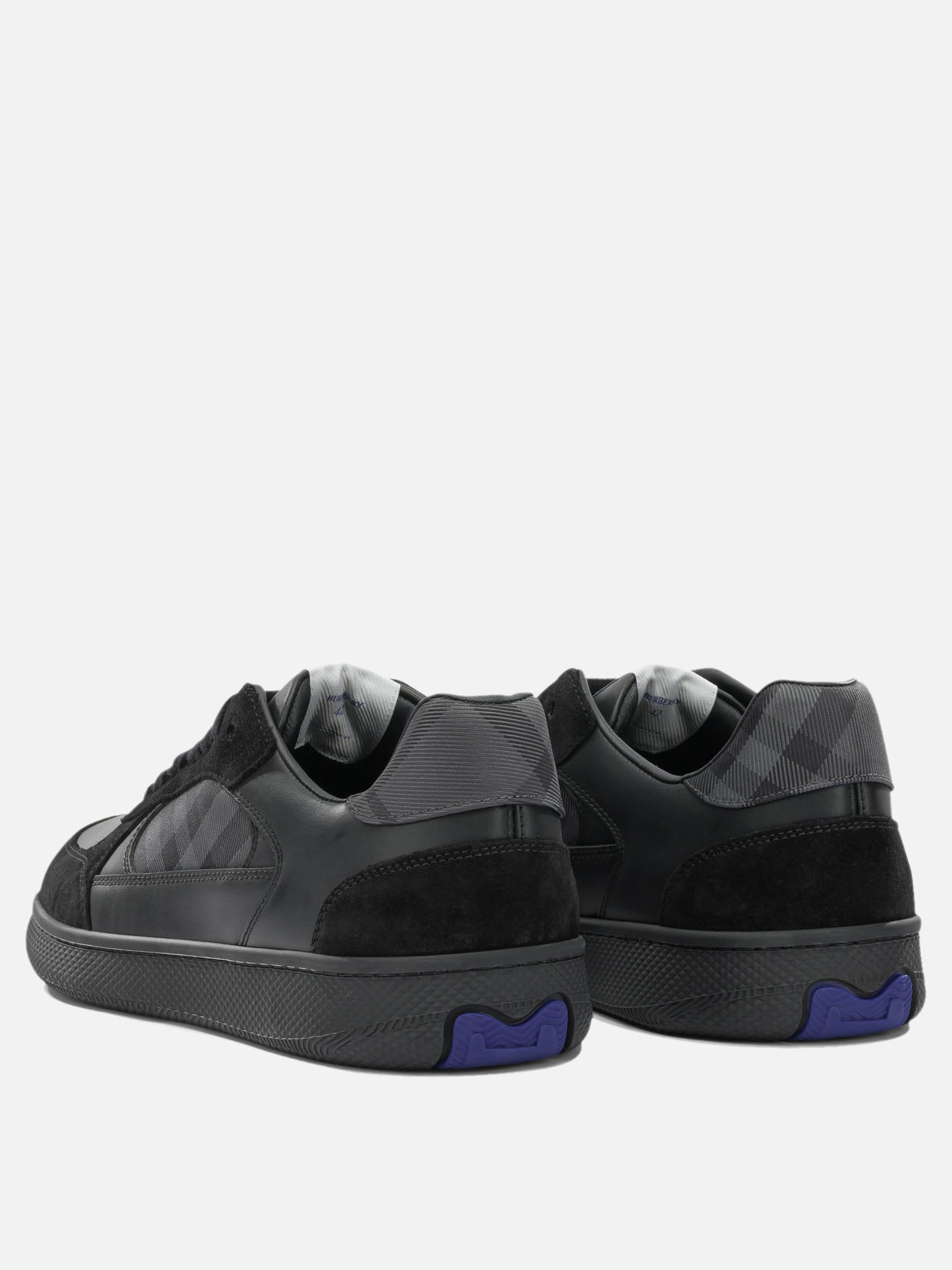 Low top sneakers 48% calf leather 27% calf leather 24% nylon 1% polyurethane  Black - Burberry Men | PDP | VIETTI Online Store | Zoom-Modal_4
