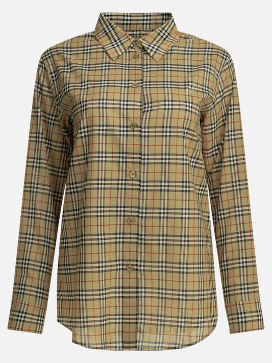 Casual shirts Check  Beige - Burberry Women | PLP | VIETTI Online Store 
