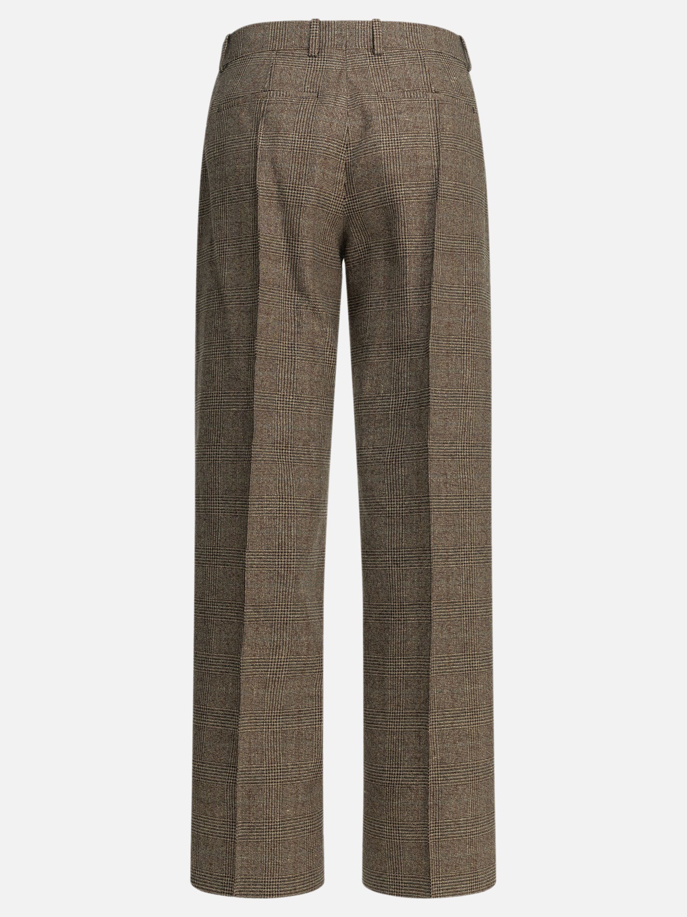 Pantaloni sartoriali Prince of Wales  Marrone - Burberry Donna | PDP | VIETTI Online Store | thumbnail_4