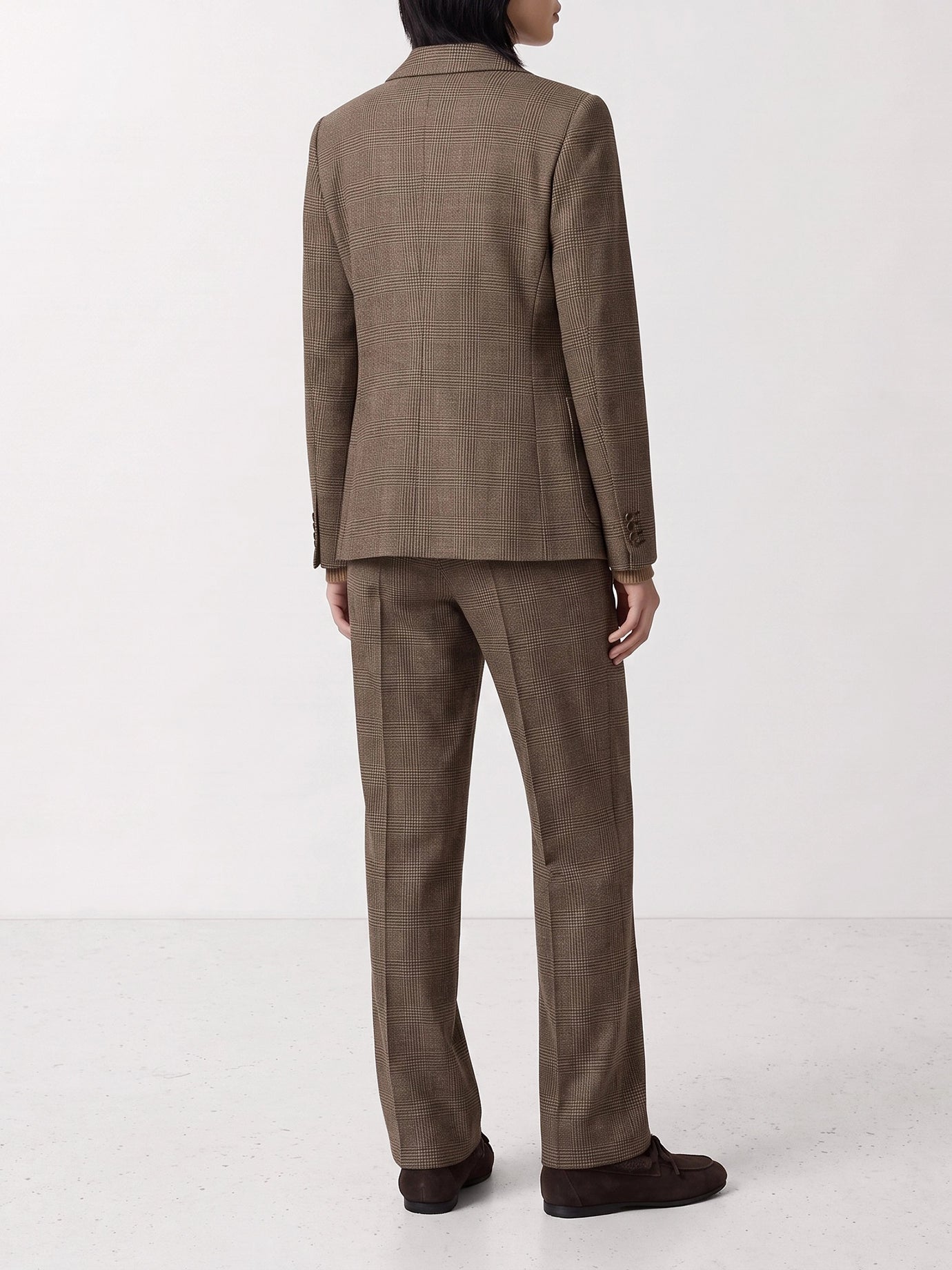 Blazers Prince of Wales  Brown - Burberry Women | PDP | VIETTI Online Store | thumbnail_3