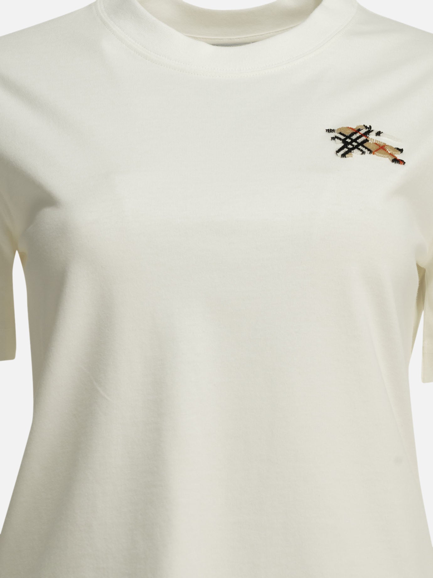 Crewneck t-shirts Logo  White - Burberry Women | PDP | VIETTI Online Store | thumbnail_3