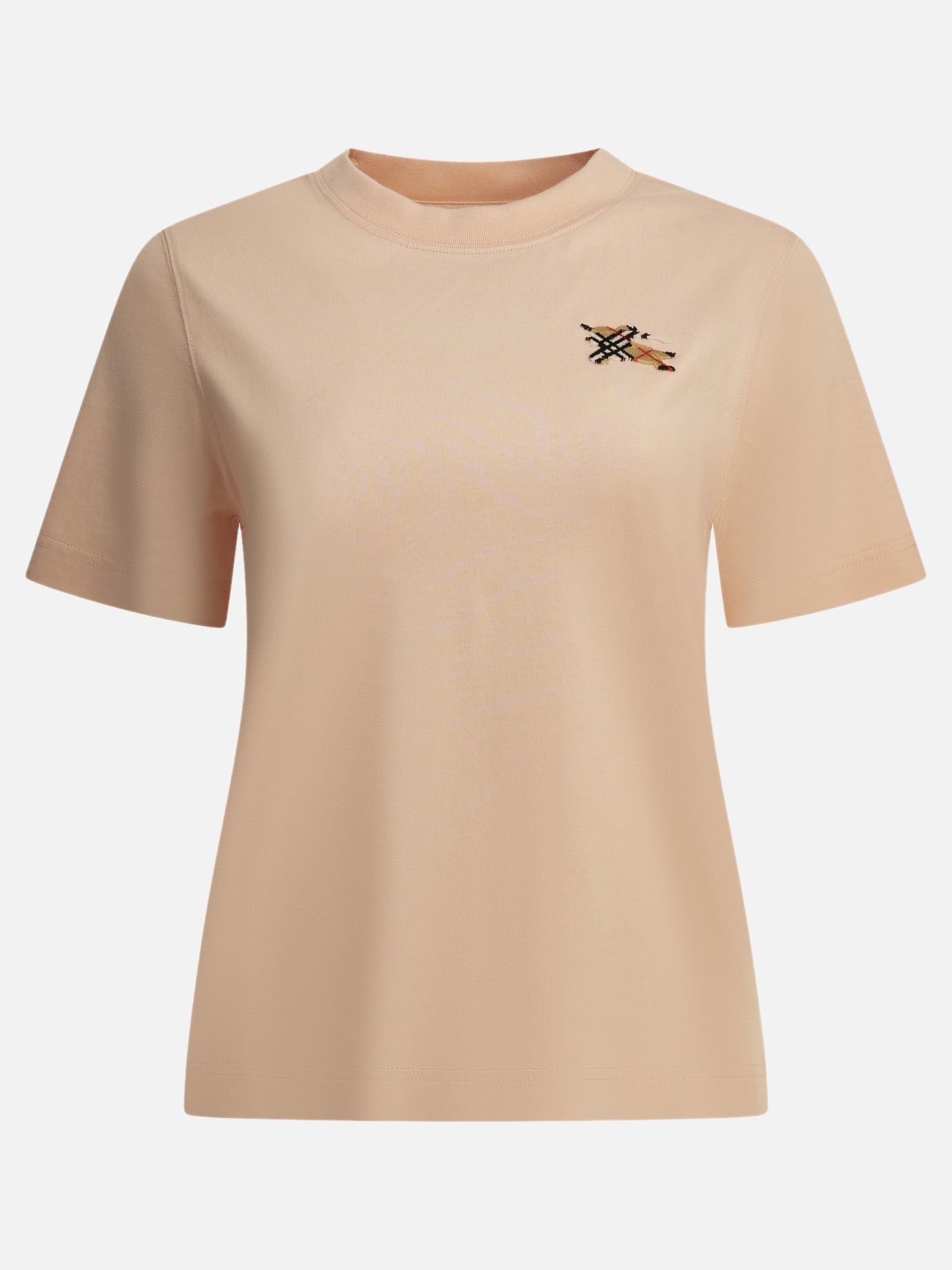 T-shirt girocollo Logo  Rosa - Burberry Donna | PDP | VIETTI Online Store | Zoom-Modal
