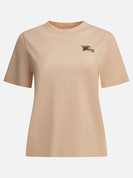 Crewneck t-shirts Logo  Pink - Burberry Women | PDP | VIETTI Online Store 
