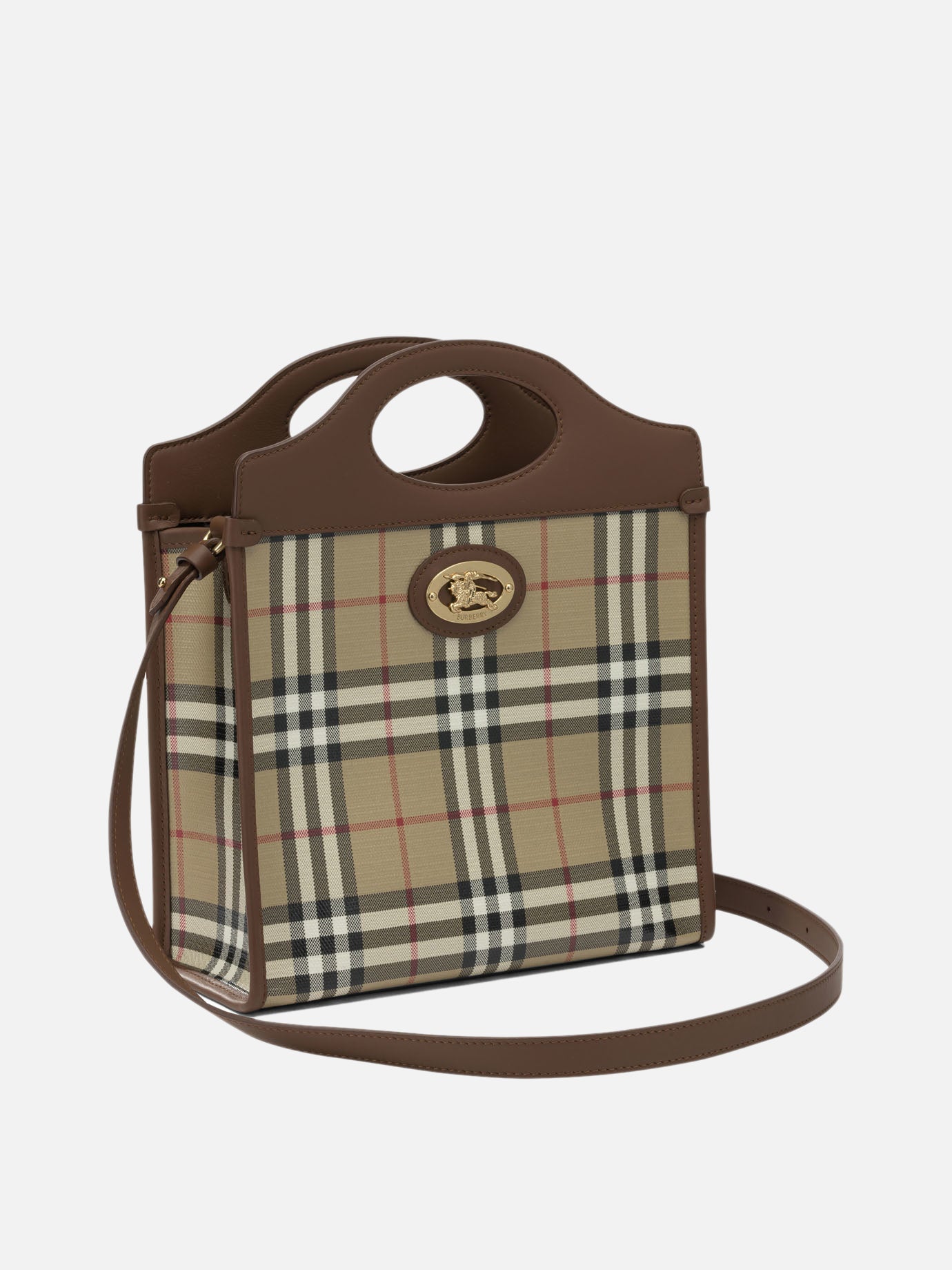 Small bags 100% cotton 100% leather  Beige - Burberry Women | PDP | VIETTI Online Store | Zoom-Modal_2
