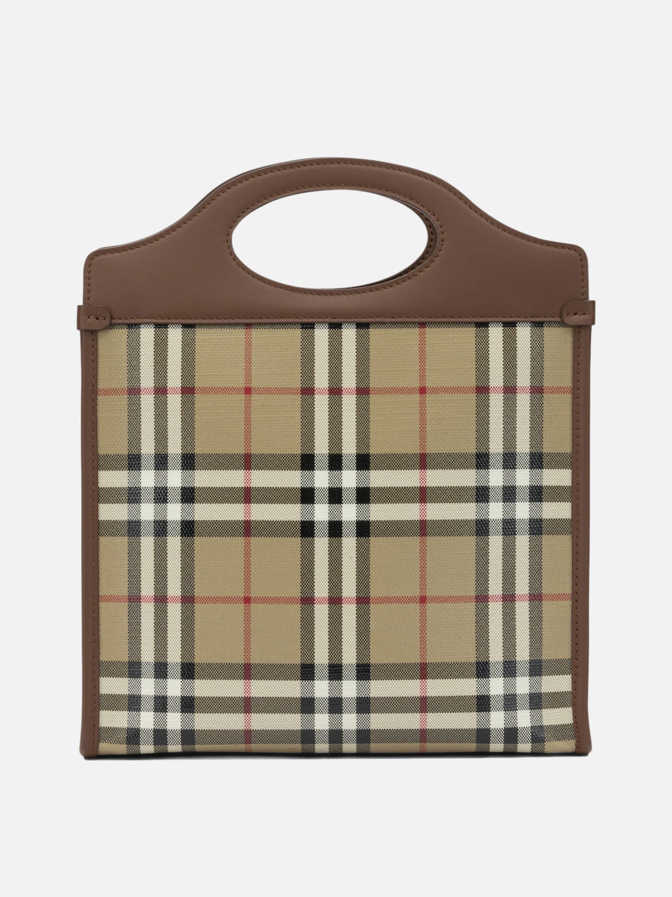 Small bags 100% cotton 100% leather  Beige - Burberry Women | PDP | VIETTI Online Store | Zoom-Modal_3

