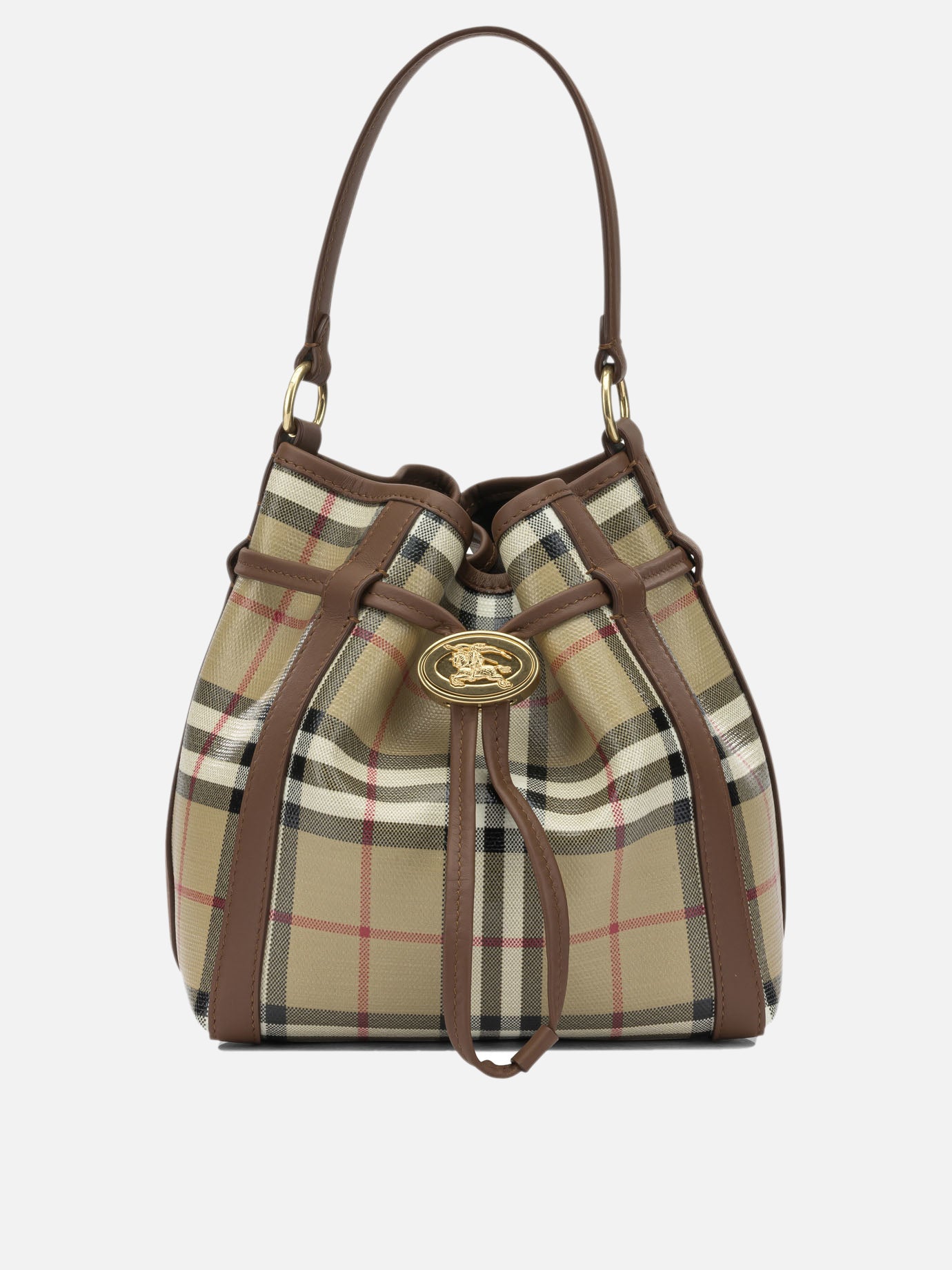 Small bags 100% cotton - Secondary fabric: 100% leather  Beige - Burberry Women | PDP | VIETTI Online Store | Zoom-Modal

