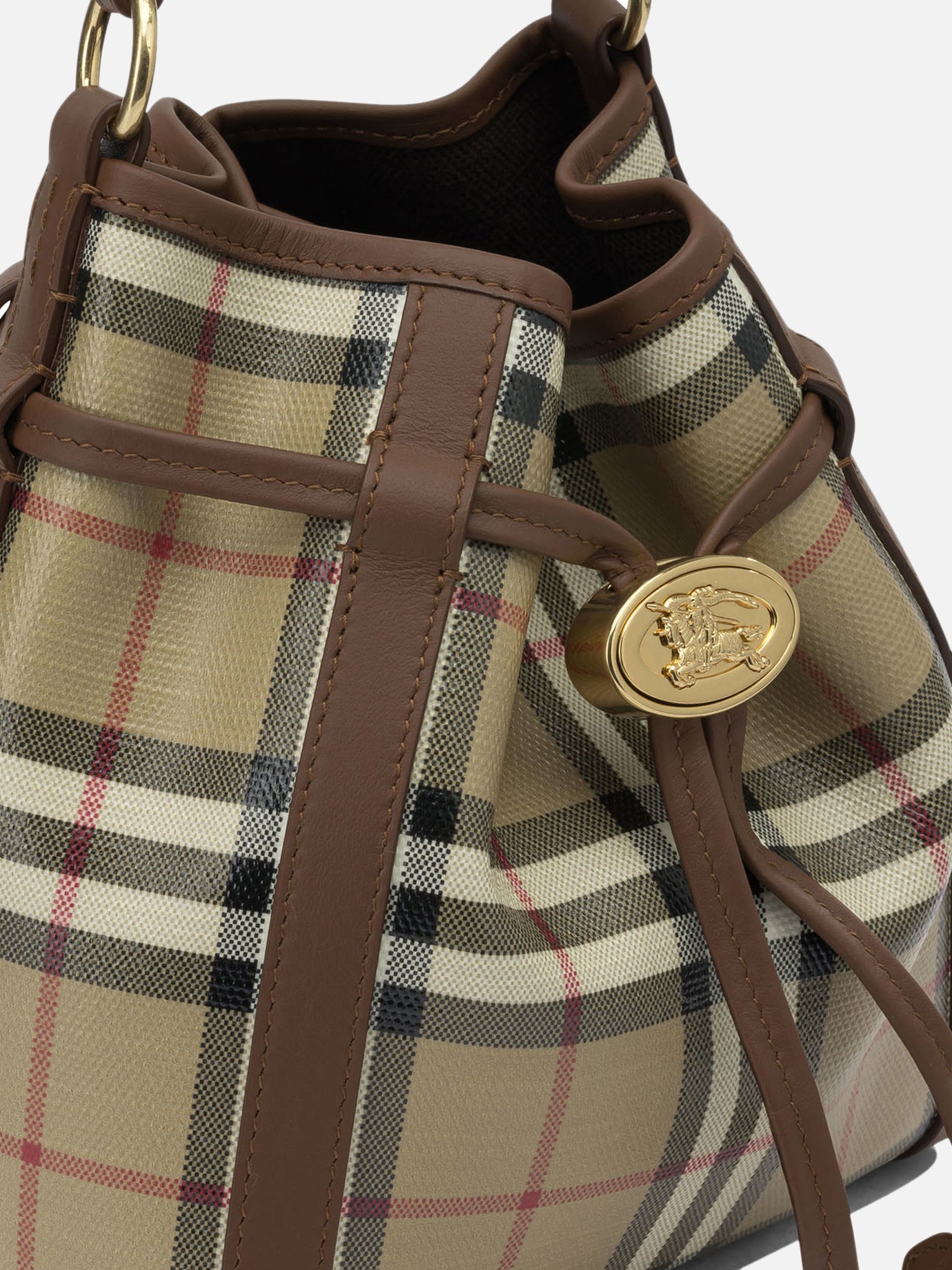 Small bags 100% cotton - Secondary fabric: 100% leather  Beige - Burberry Women | PDP | VIETTI Online Store | Zoom-Modal_4

