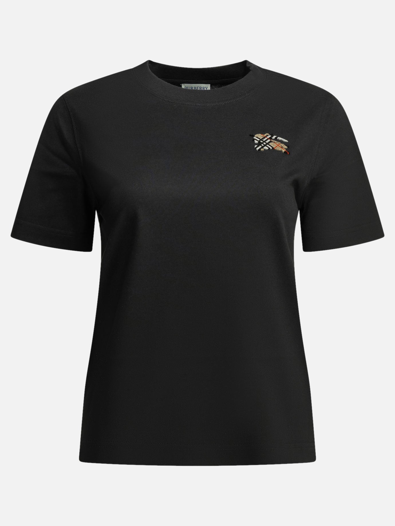 T-shirt girocollo Logo  Nero - Burberry Donna | PDP | VIETTI Online Store | thumbnail