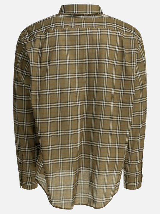 Casual shirts Check  Green - Burberry Men | PDP | VIETTI Online Store | 2
