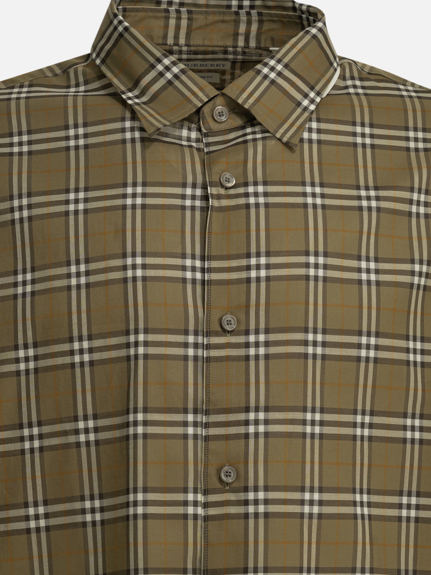 Casual shirts Check  Green - Burberry Men | PDP | VIETTI Online Store | Zoom-Modal_5
