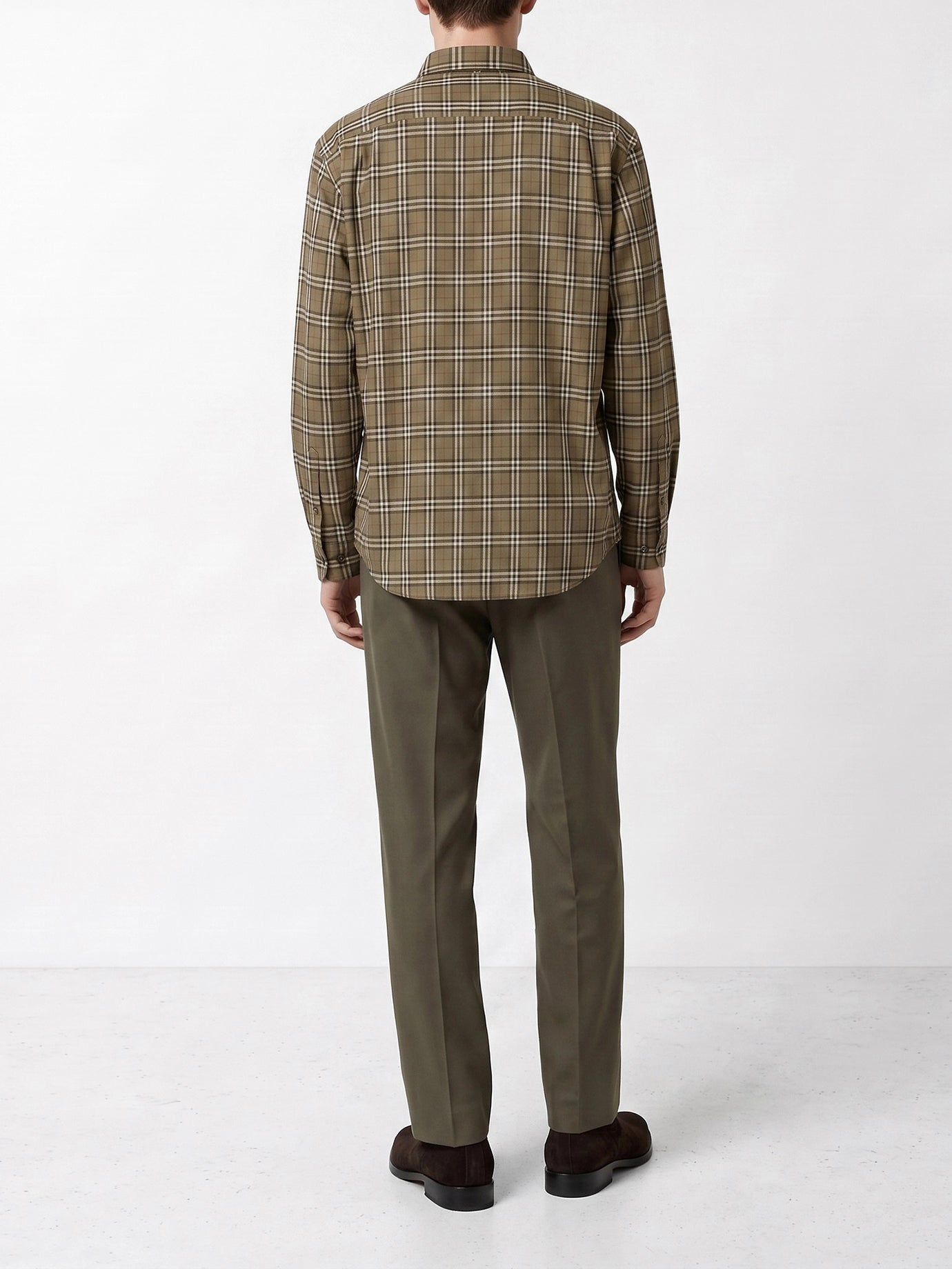 Casual shirts Check  Green - Burberry Men | PDP | VIETTI Online Store | Zoom-Modal_3
