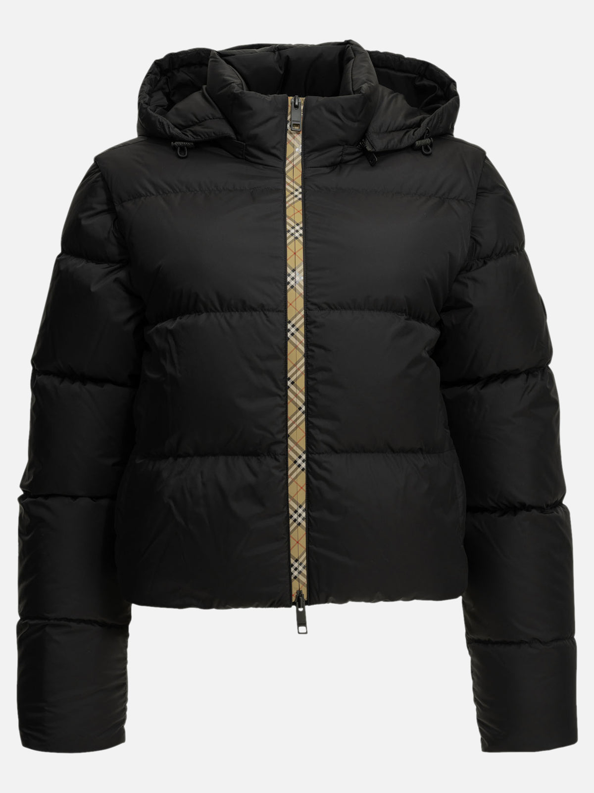 Burberry "Langdale" Short Down Jacket Black - VIETTI