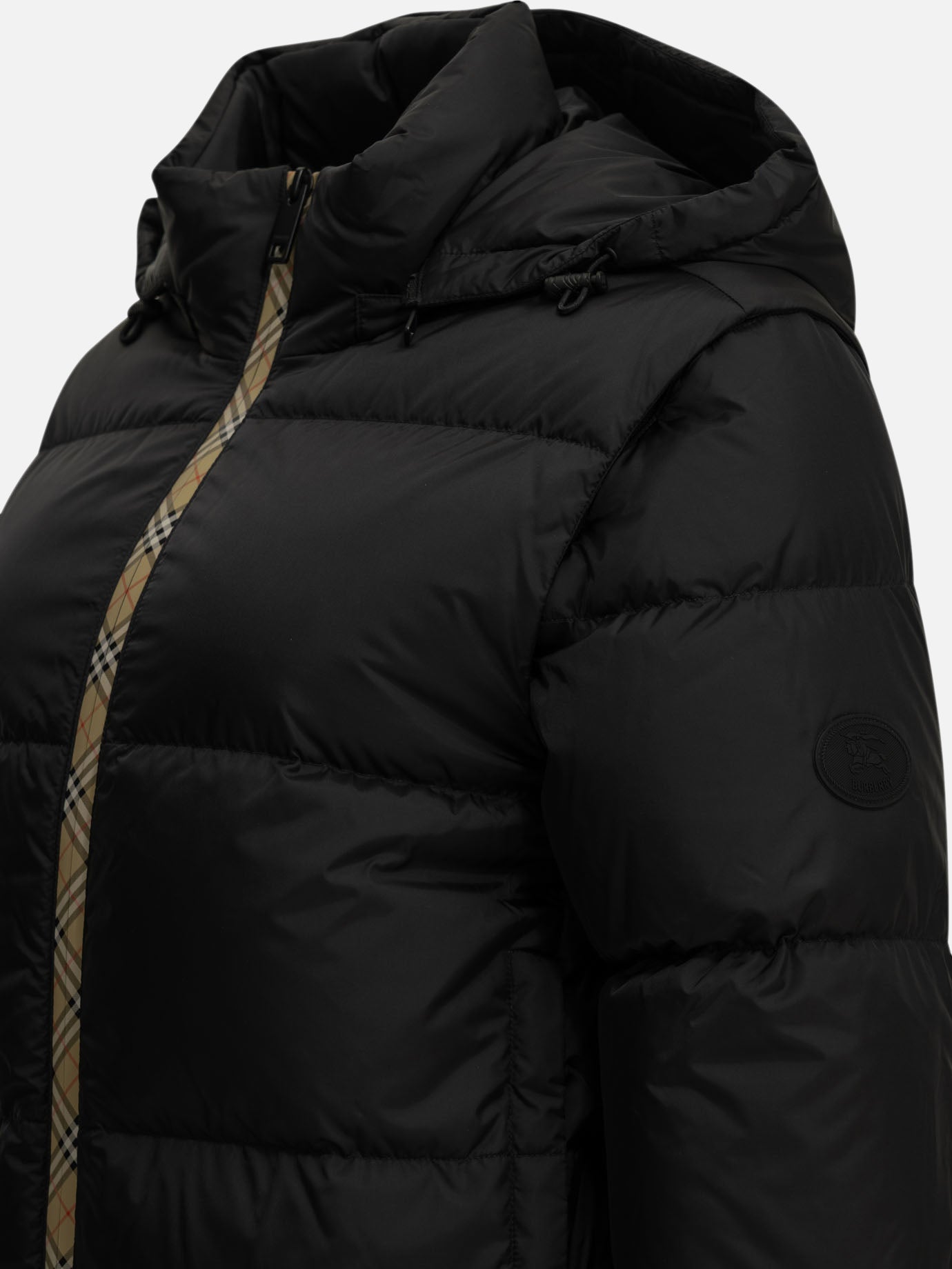 Burberry "Langdale" Short Down Jacket Black - VIETTI