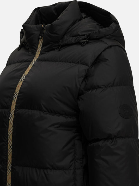 Burberry "Langdale" Short Down Jacket Black

