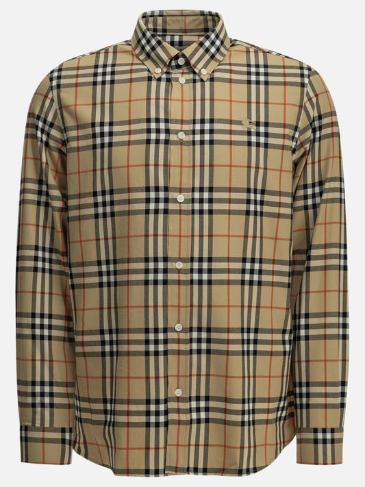 Burberry "Robert" Casual Shirt Beige


