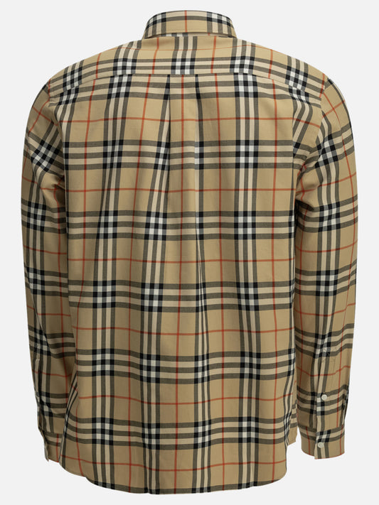Burberry "Robert" Casual Shirt Beige

